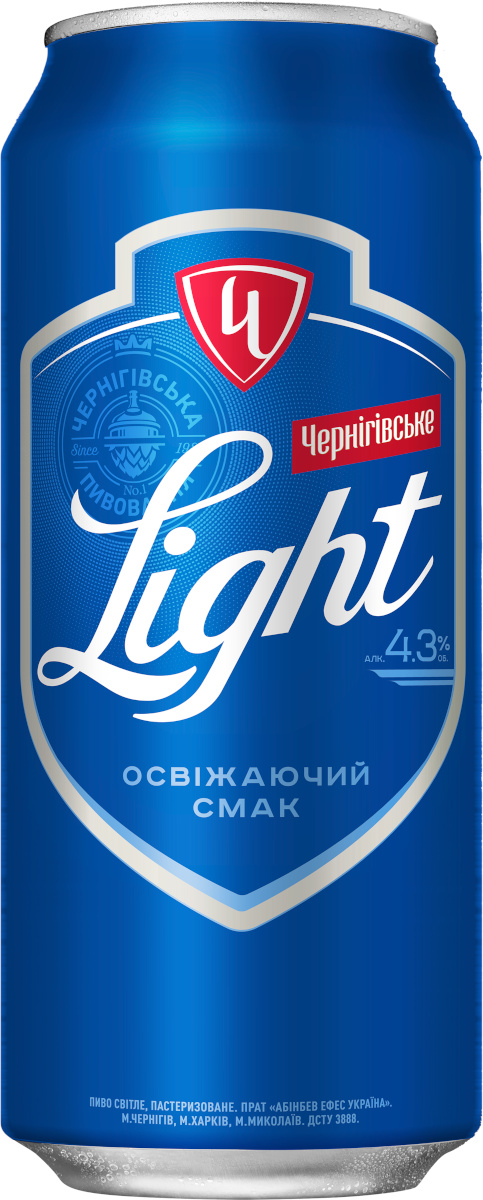 Tšernigivske Light 4.3% 0.5l x 24 prk+Pant
