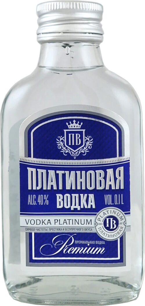 Платинум Водка 40% 0.1л