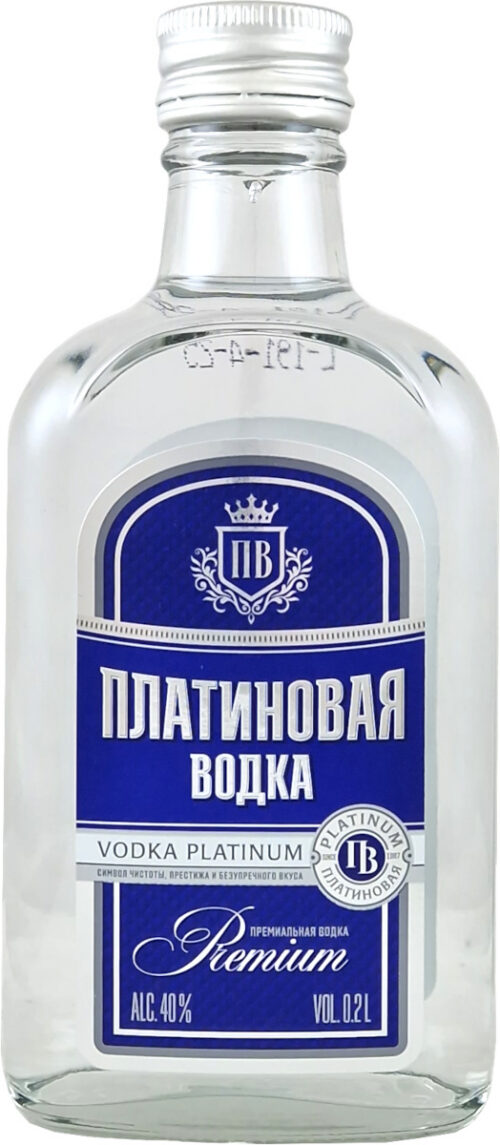 Платинум Водка 40% 0.2л