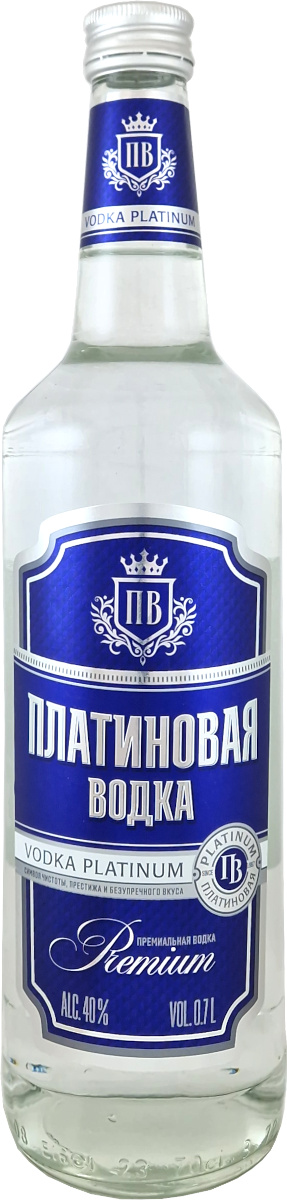 Платинум Водка 40% 0.7л
