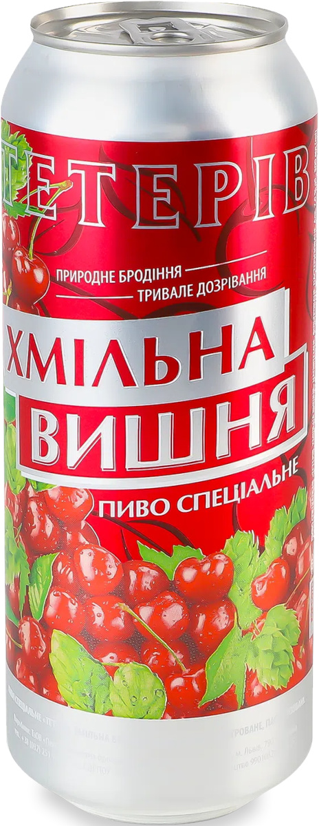 Teteriv Hmilna Višnja 7% 0.5l х 24 prk +Pant