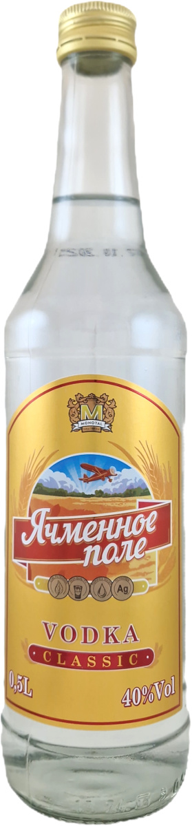 Jatšmennoje Pole Vodka 40% 0.5l