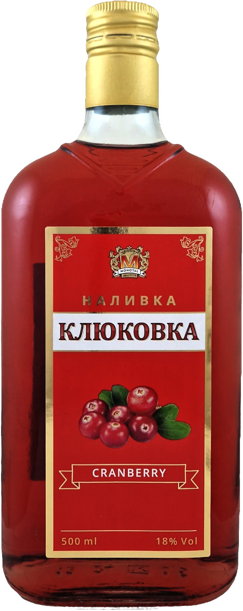Nalivka Kljukovka Cranberry 18% 0.5l