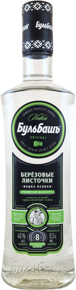Bulbaš Berjozovõje Listotški 40% 0.5l