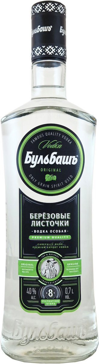 Бульбаш Березовые Листочки 40% 0.7л
