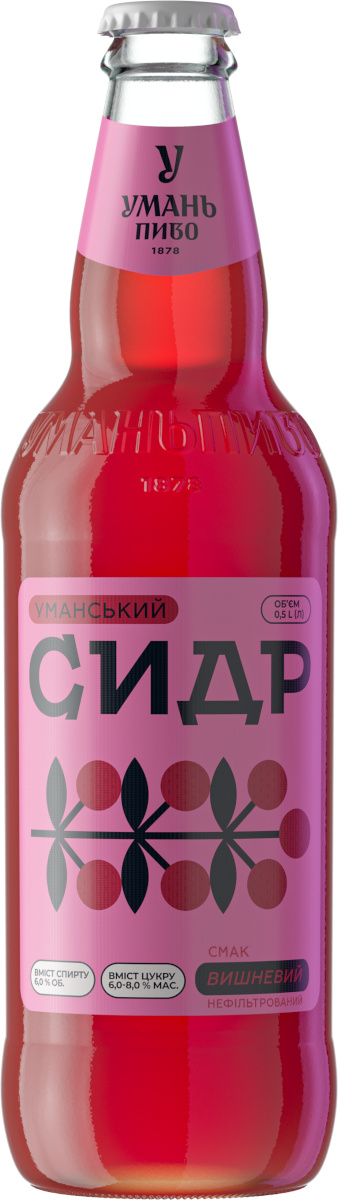 Umanski Sidr Višnevi 6% 0.5l x 12 pdl + Pant